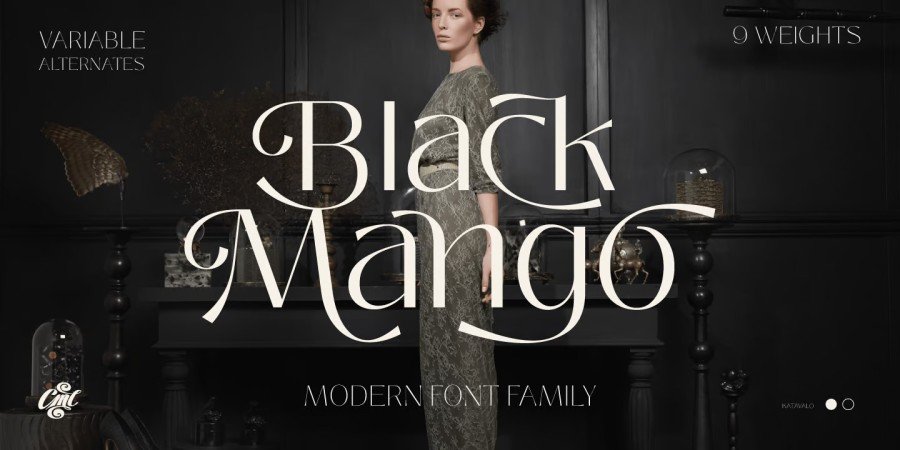 Black Mango Font Family