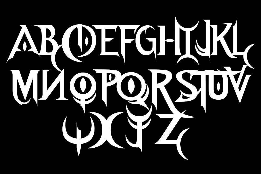 Bayonetta Font Preview