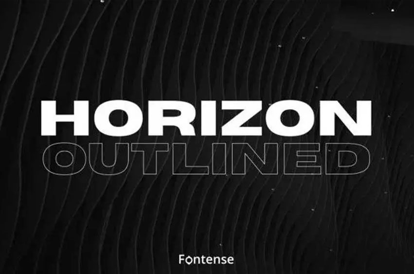 Horizon Font