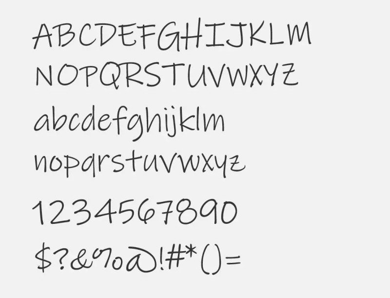 Ink Free Font Preivew
