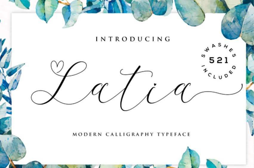 Latia Script Font