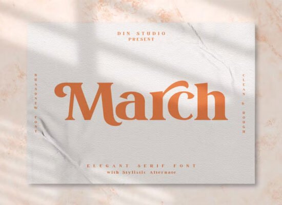 March Font