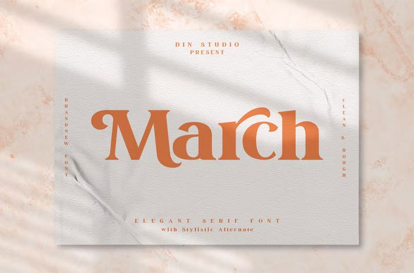 March Font