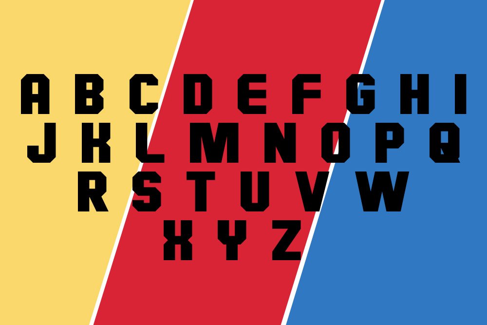 Nascar Font Preview