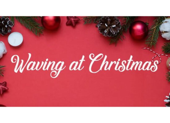 Waving at Christmas Font