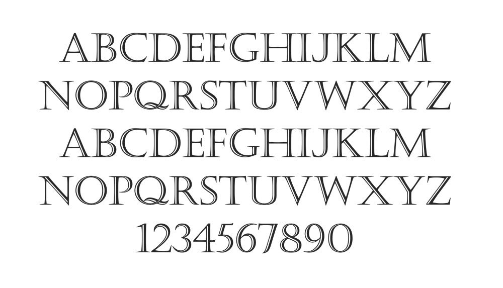 Castellar Font Preview 