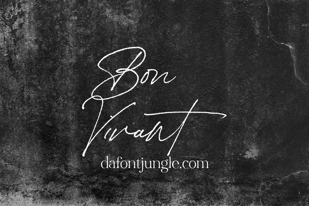 Bon Vivant Font