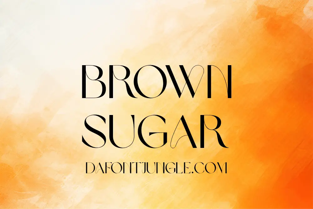 Brown Sugar Font