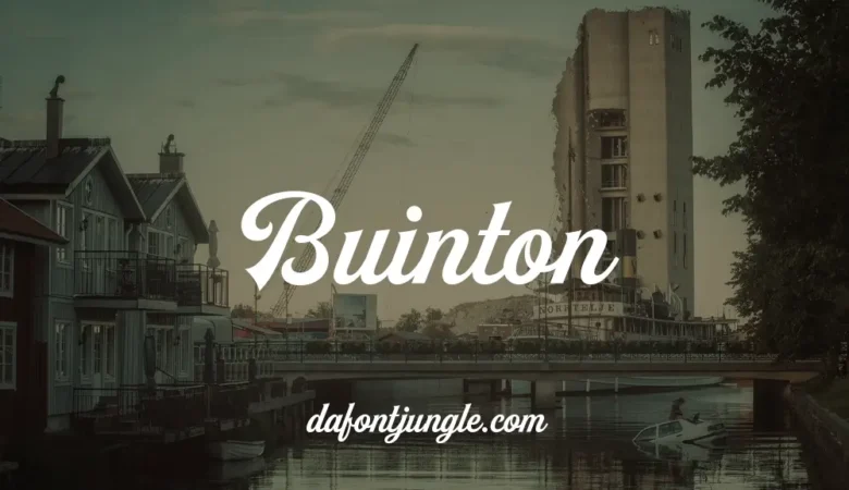 Buinton Font
