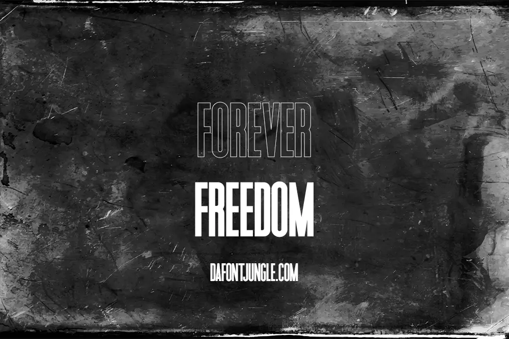 Forever Freedom Font