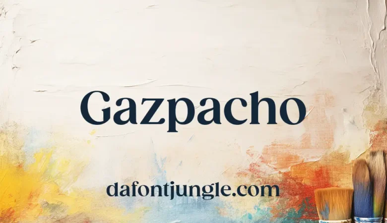 Gazpacho Font