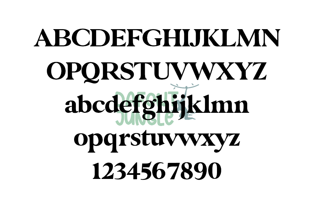 Glamour Absolute Font Preview