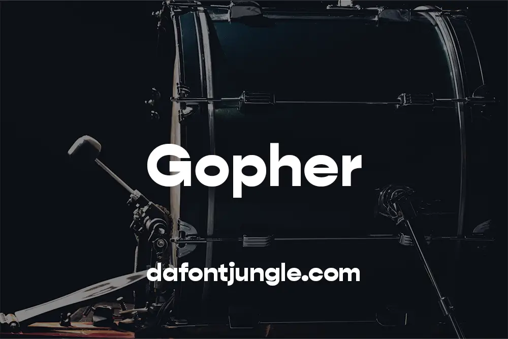 Gopher Font