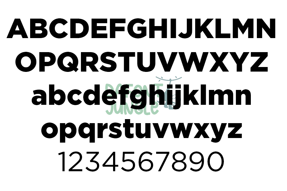 Gotham Font Family Preview