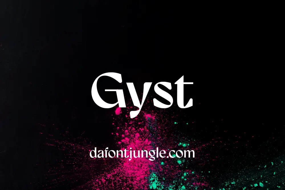 Gyst Font Family