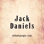 Jack Daniels Font