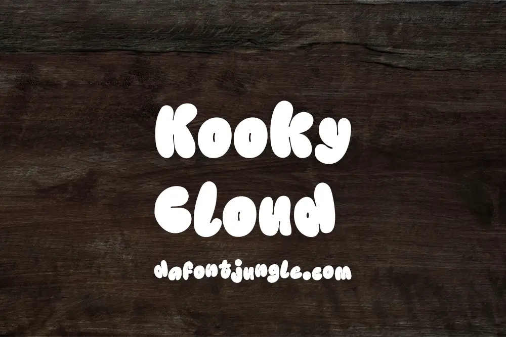 Kooky Cloud Font