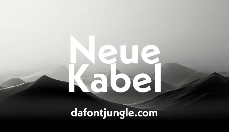 Neue Kabel Font