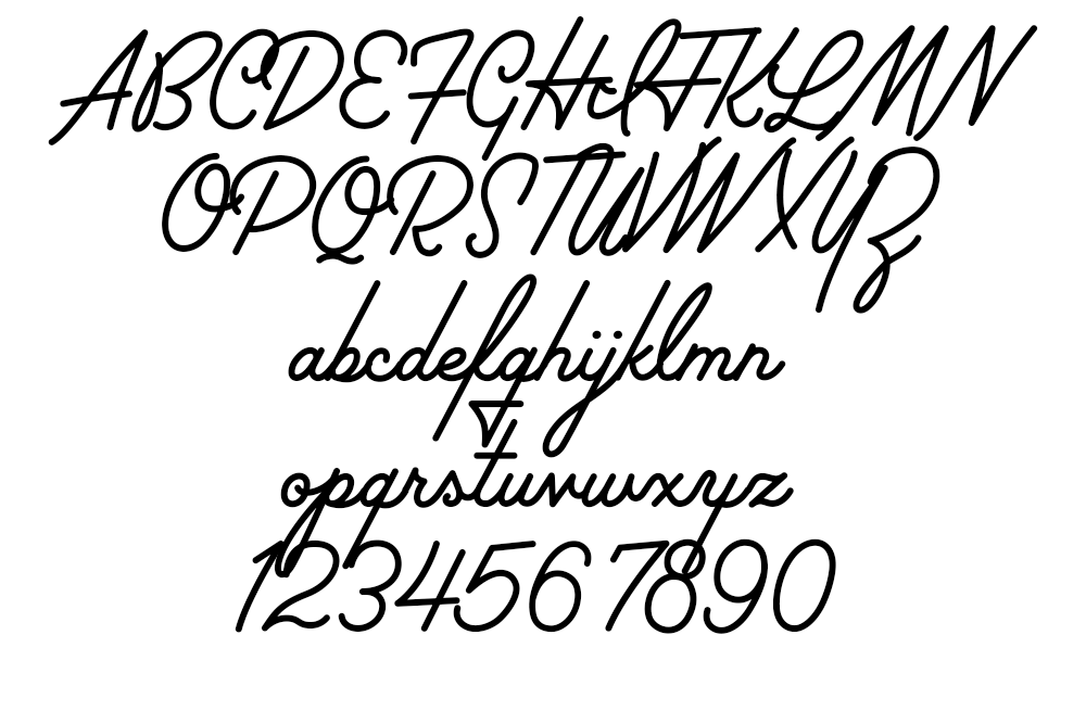Palm Canyon Drive Font Preview