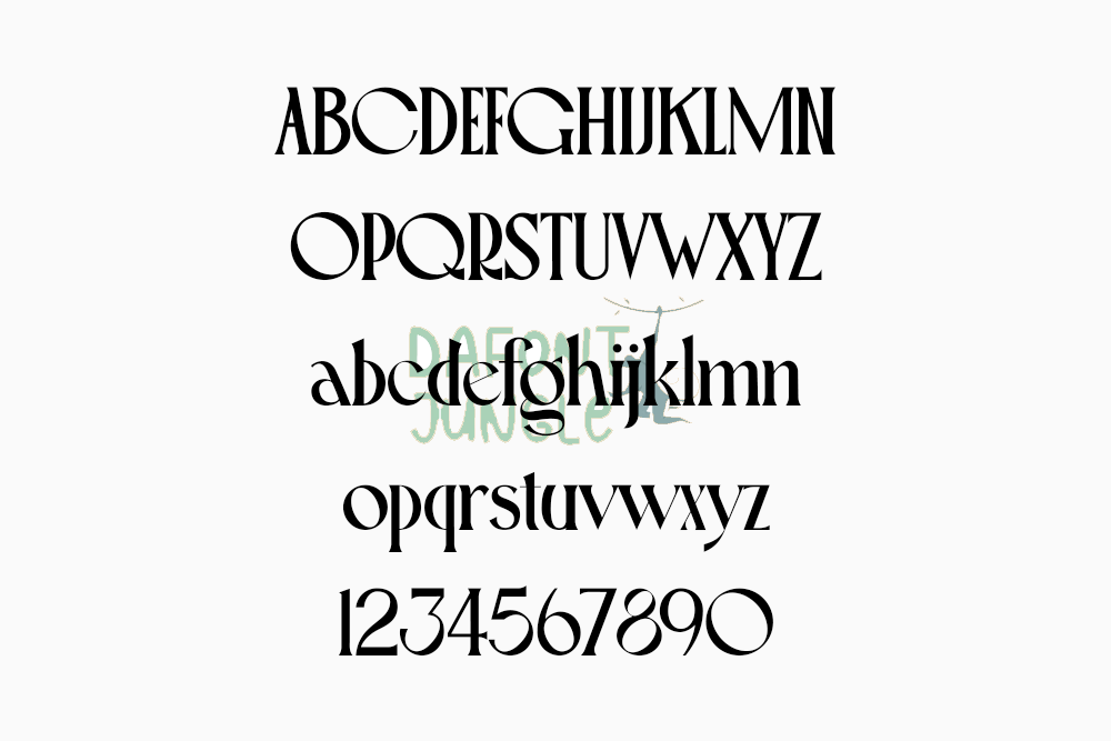Palmore Font Preview