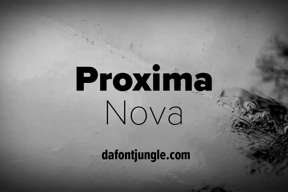Proxima Nova Font