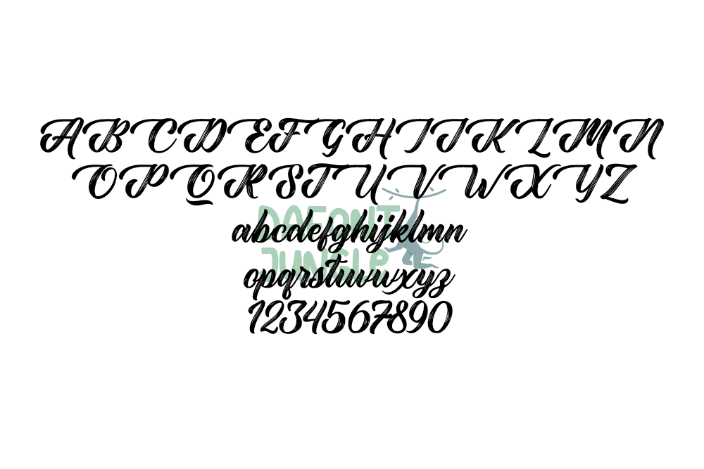 Rustling Trees Font Preview