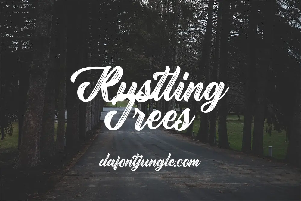 Rustling Trees Font