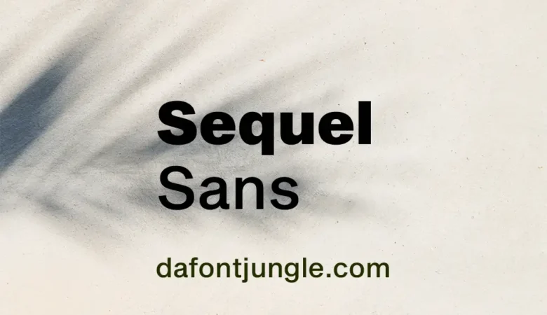 Sequel Sans Font