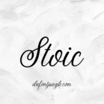 Stoic Font