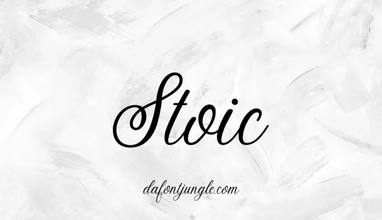 Stoic Font