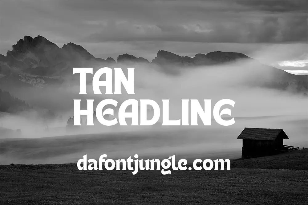TAN HEADLINE Font