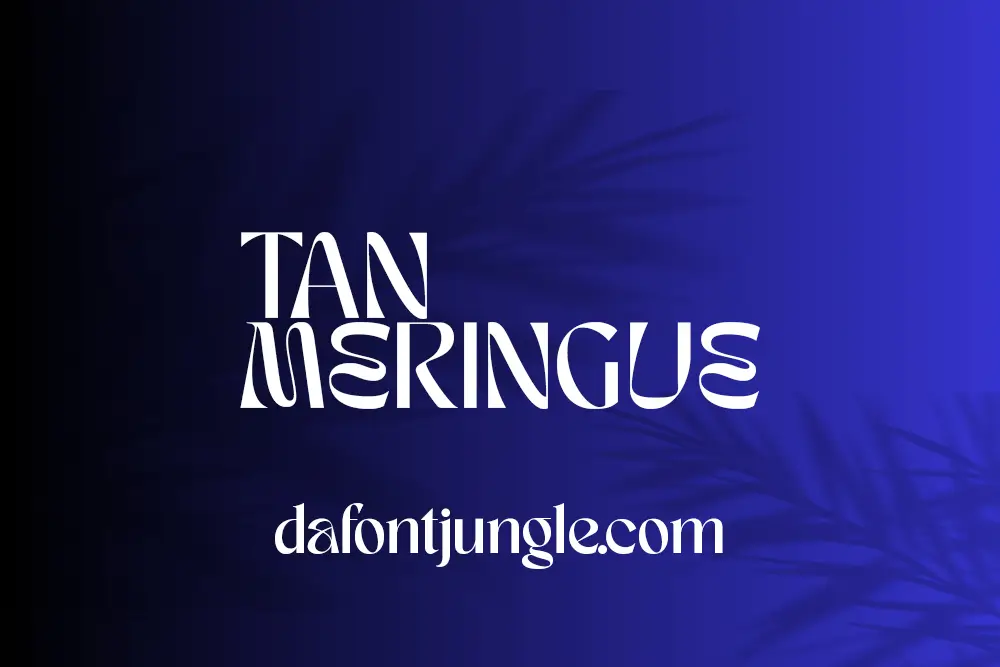 TAN MERINGUE Font