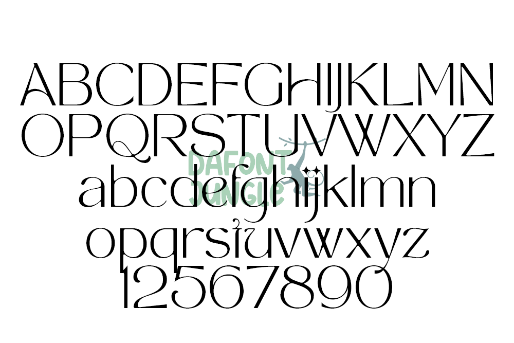 TAN MON CHERI Font Preview