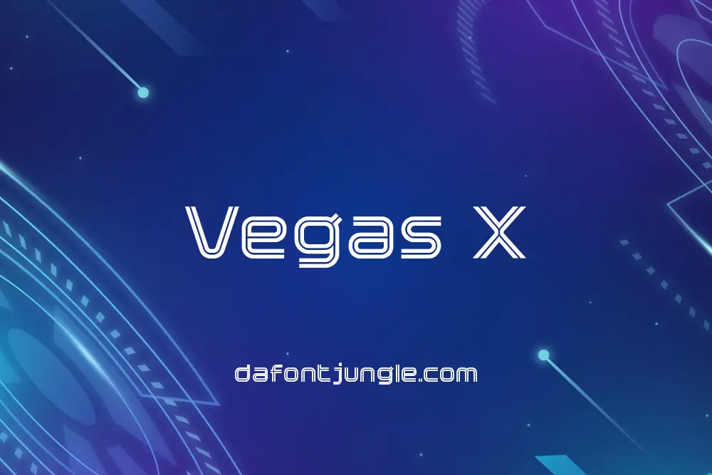 Vegas x Font