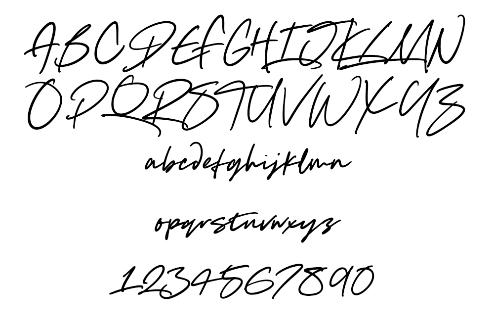 Distinct Style Font Preview