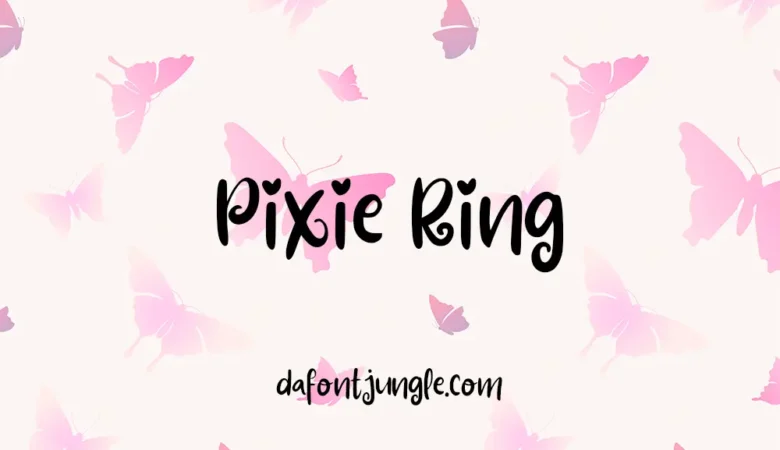 Pixie Ring Font