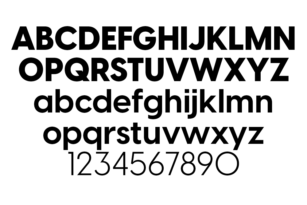 Visby CF Font Family Preview